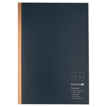 KOKUYO 國譽 ME 無時效手帳  210 x 148mm  紺藍色  1本