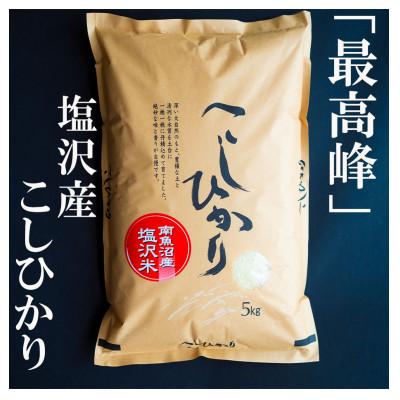 ふるさと納税 南魚沼市 令和5年産　南魚沼塩沢地区「大沢産こしひかり」特A米(※)5kg×2袋