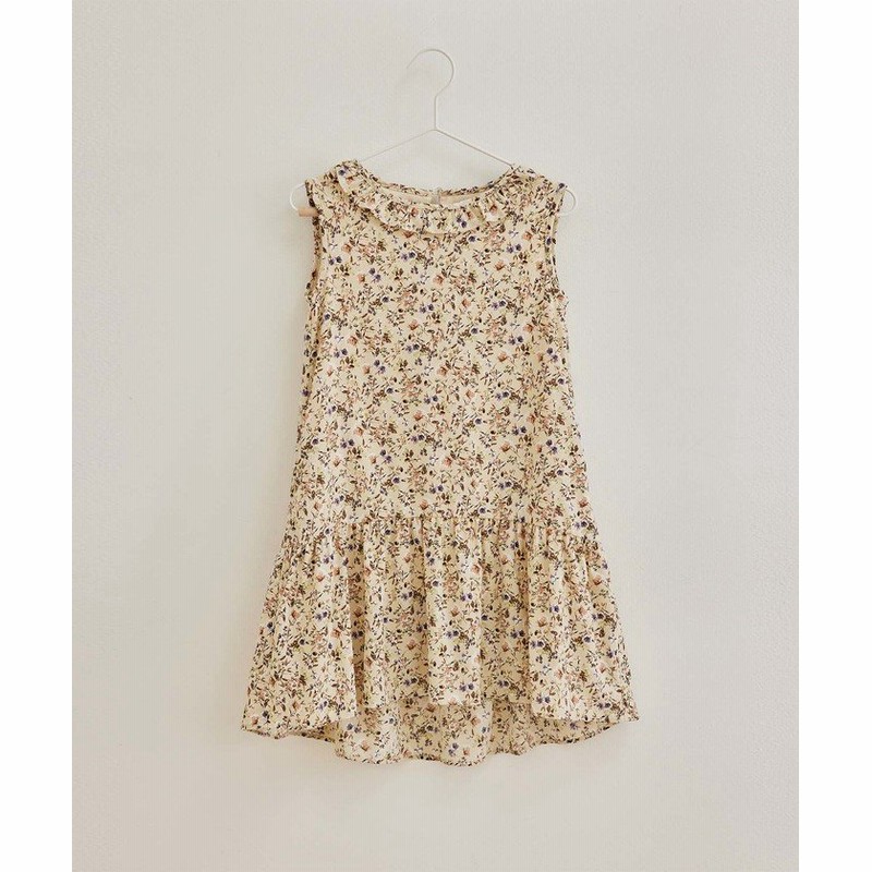 ロペピクニック 花柄フリルワンピース キッズ ベージュ 110 Rope Picnic 通販 Lineポイント最大2 0 Get Lineショッピング