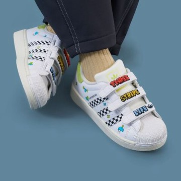 【adidas 愛迪達】 SUPERSTAR II 運動休閒鞋 貝殼鞋 童鞋 - Originals JS2469