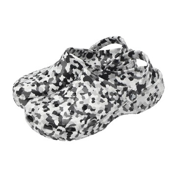 洞洞鞋 Classic Confetti Clog 男女鞋 經典迷彩克駱格 黑灰 212462066