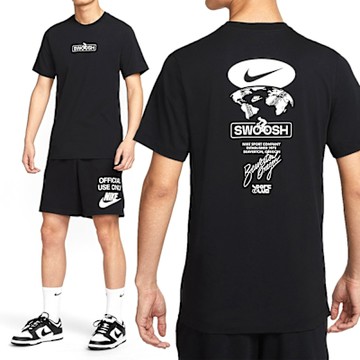 Nike As Nsw Tee Club Ssnl 2 Su25 男款 黑色 圓領 休閒 短袖 HJ0731-010