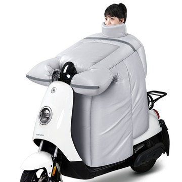 車罩/車套 【木洸】電動車擋風被 冬季加絨加厚防風罩 全包斗篷式電瓶摩托防風防水罩 擋風被 避寒被