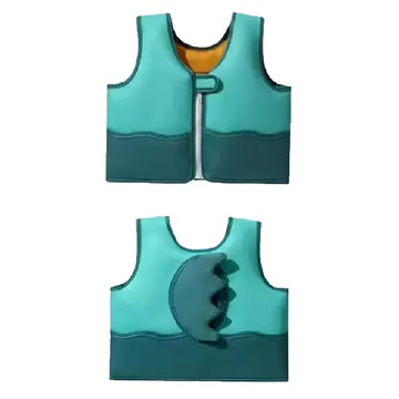 兒童浮力背心 適用於2-55公斤兒童  32 x 32 x 8cm  綠色鯊魚  1件