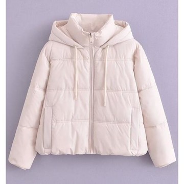 歐美風 2023秋季新品 女裝 棉服短款風帽厚夾克外套 3046201 800