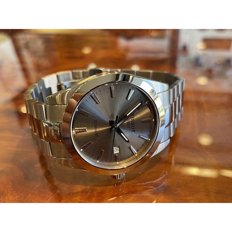 TISSOT クォーツ ビンテージ時計 TISSOT ティソ 腕時計 ジェントルマン クォーツ チタンケース