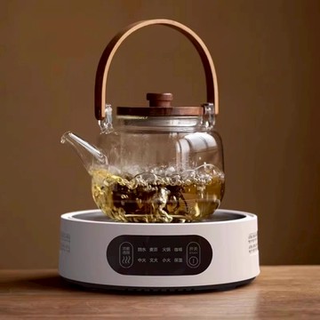 熱銷/免運 大容量煮茶加厚電陶爐烤奶圍爐茶壺玻璃茶具家用耐高溫套裝提梁