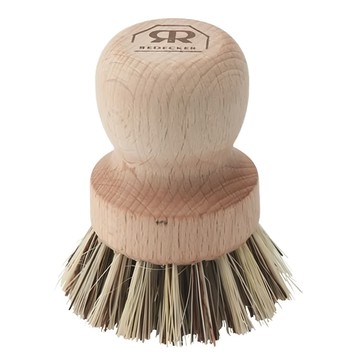 REDECKER 鍋具專用刷(短柄) 德國製 尺寸：6.5x6.5x8cm 材質：山毛櫸/植物纖維  1個  1入