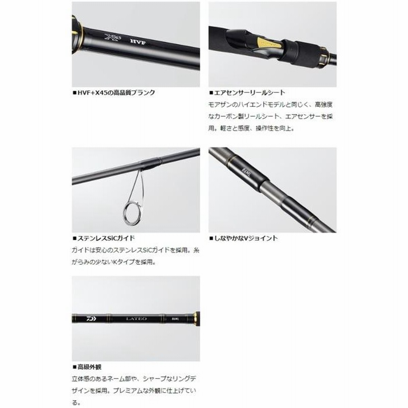 DAIWA LATEO シーバスロッド 106M（ダイワ シーバスロッド