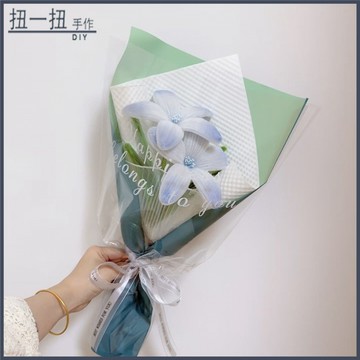 畢業花束🌷 扭扭棒母親節diy手作小花束材料包自製鬱金香成品花送朋友閨蜜禮 手作花束 交換禮物 畢業禮物