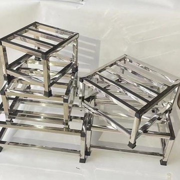 ✅【不鏽鋼落地托架神器】定製置物架增高底座 魚缸花瓶承重雜物托架 穩固耐用防潮好物 居家收納好物首選