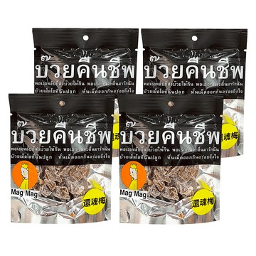 Mag Mag 泰國還魂梅 梅子果乾覆蓋薄薄糖霜  40g  4包
