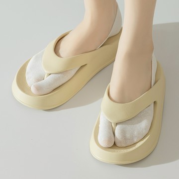 NicoFun 愛定做  黑白灰 二指襪 分趾襪 隱形襪 木屐襪 腳趾襪 分趾鞋 日式襪(女款22-24.5cm)