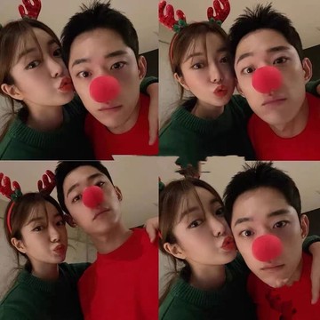 ANNAS 紅鼻子 韓國網紅聖誕穿搭 聖誕老公公鼻子 小丑紅鼻子 聖誕老人鼻子 聖誕裝扮 聖誕節