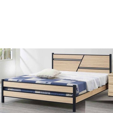 AS DESIGN 雅司家具-露佳原橡色5尺床-154*196.5*91cm