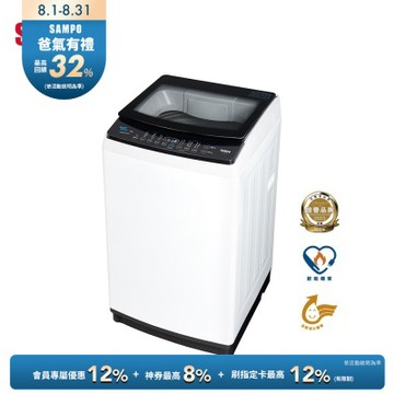 SAMPO聲寶 15KG漂浮洗變頻洗衣機[箱損品]含基本安裝+舊機回收