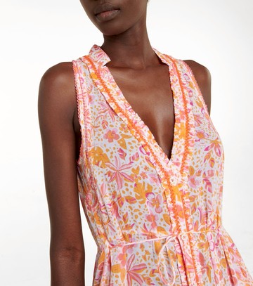 Poupette St Barth Nana floral cotton maxi dress