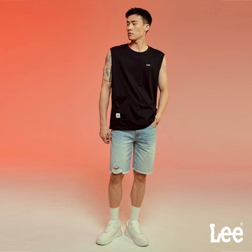 Lee 902 牛仔短褲 男 中藍洗水 LB422003603