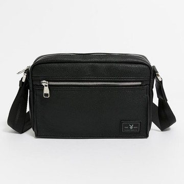 PLAYBOY - 斜背包 Matte Black系列 - 黑色