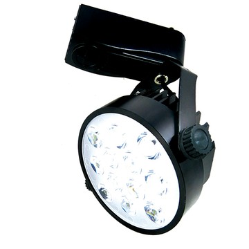 Kiss Quiet 質感黑-超耐用(白光/黄光)13W LED軌道燈 12晶 碗型無頻閃 光鋐38mm-4入