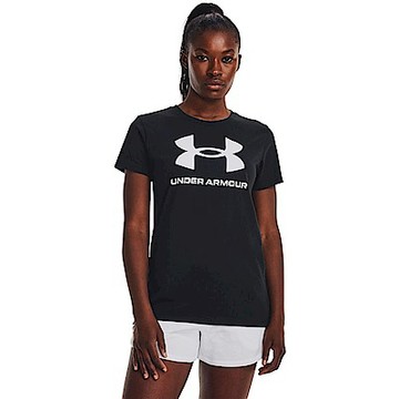 【UNDER ARMOUR】UA 女 SPORTSTYLE LOGO 短袖T-Shirt_1356305-001