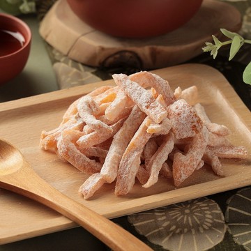 【 赤柑食品 】- 糖漬橘子皮 450克 - 糖漬橙皮 ( 橘子皮 茶點 零食 蜜餞 )