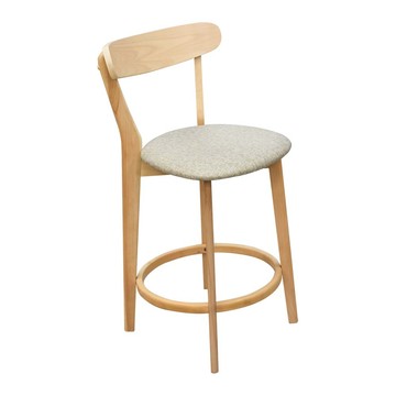 IHouse-維多 北歐實木 造型椅凳/餐椅/吧檯椅(坐高63)單一規格