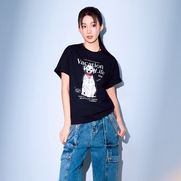 【MAJOR MADE】大麥町狗假期印花短T