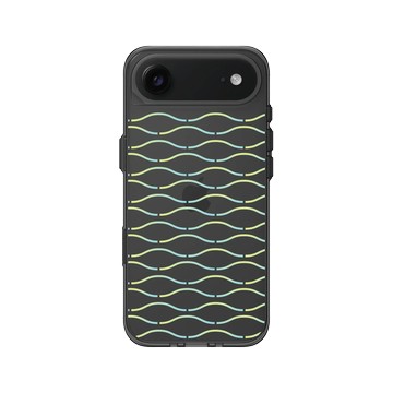 iPhone Air Clear (相機按鈕) 酷墨灰 - Ocean Collection: Let's Sea 海洋系列：一路向海 - 海波交響（魚游）