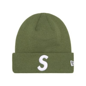 Supreme New Era S Logo Beanie Olive 橄欖綠 毛帽 FW23BN42-OE