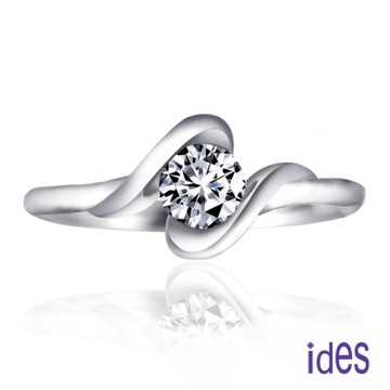 ides愛蒂思 GIA 30分E/VS2八心八箭完美3EX車工鑽石戒指