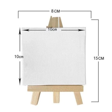 創意ins迷你油畫板學生DIY美術涂鴉小畫架可愛網紅填色水彩畫