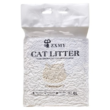 haqiAAS 豆腐貓砂 原味 - 天然環保  強效吸水  可沖馬桶  6L  1包