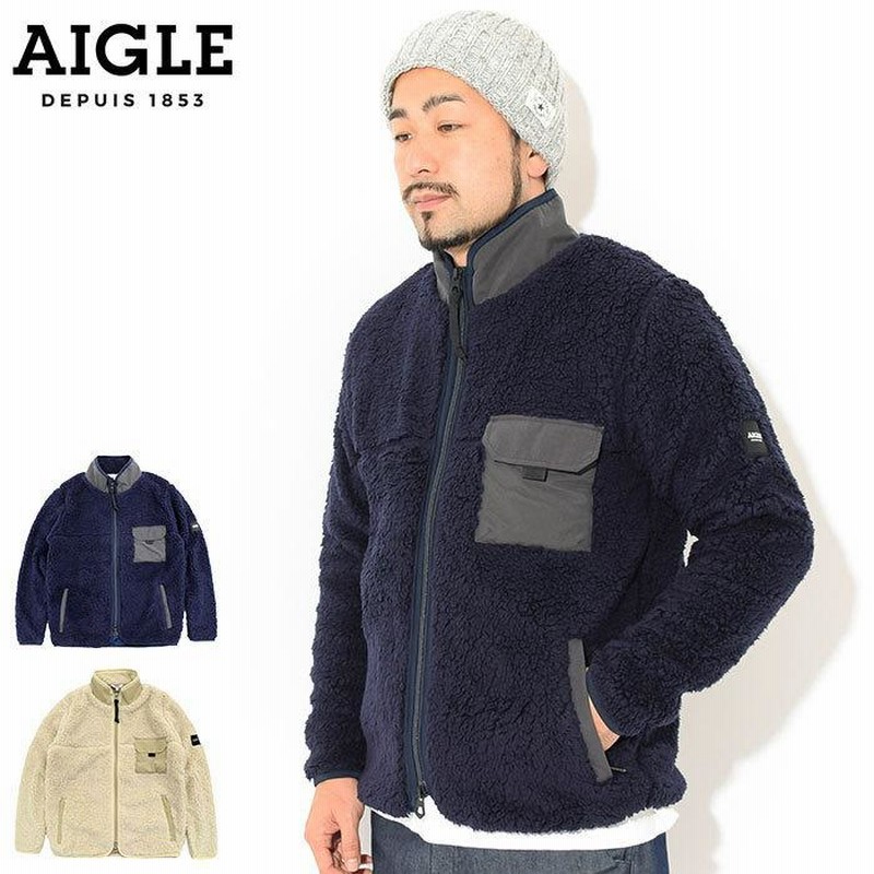 エーグル ジャケット AIGLE メンズ ボア フリース スタンド フル