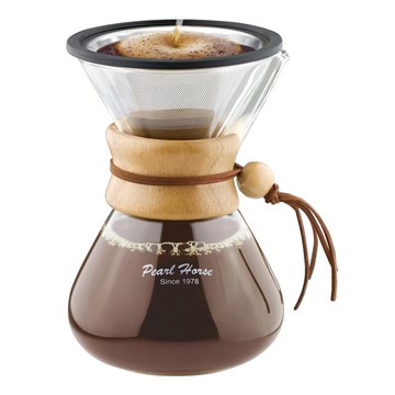 Pearl Horse 寶馬 巴菲特手沖咖啡壺 雙層 TA-G-11-400 400ml  1個  雙網