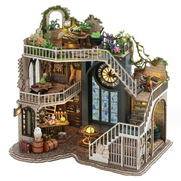 台灣現貨 袖珍屋 Diy 小屋  魔法屋 迷你屋 小屋 模型屋 交換禮物 弘達 小屋 微縮模型 房子模型 房屋模型