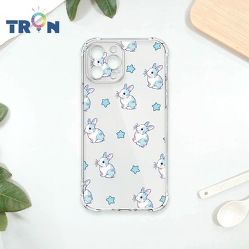 TRON IPhone 12 PRO MAX 手繪小兔子透明殼 四角防摔 軟殼 手機殼