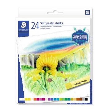 【STAEDTLER 施德樓】金鑽專家級粉彩24色組 MS2430 C24