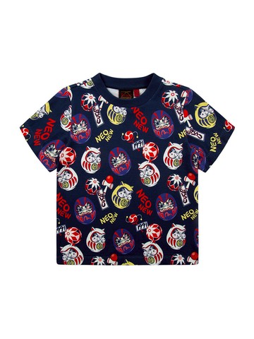 Allover Daruma Buddies Print T-shirt