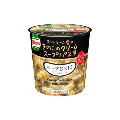 クノール スープDELI ポルチーニ香るきのこクリームスープパスタ 40.7g 24カップ（4ケース）