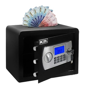 守護者KEEPER投入式密碼保險箱/25LDT-D1/黑