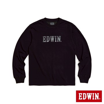 EDWIN 男款 石墨烯發熱薄長袖T恤(黑色)