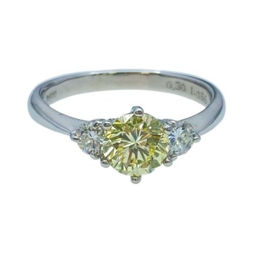 JEWELRY 無品牌珠寶 PT900鉑金 鑽石 戒指 【二手名牌BRAND OFF】