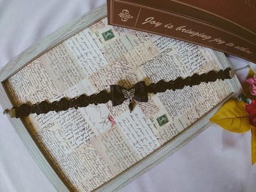 【魔女的玫瑰花園】復古歐風黑玫瑰頸鍊丨哥德/古典蘿莉塔 Lolita