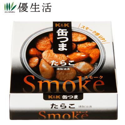 防災 備蓄 おつまみ K＆K 缶つまSmoke たらこ12缶 送料無料