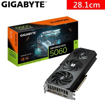 【蝦皮直營】技嘉 N5060GAMING OC-8GD RTX 5060 8G DDR7 三風扇 顯示卡 廠商直送