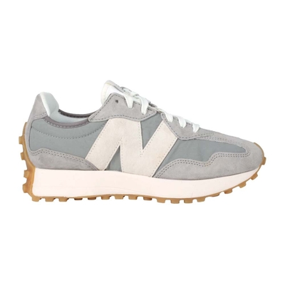 NEWBALANCE 女復古運動鞋-NB N字鞋 327系列 慢跑 MS327KA1 灰米白