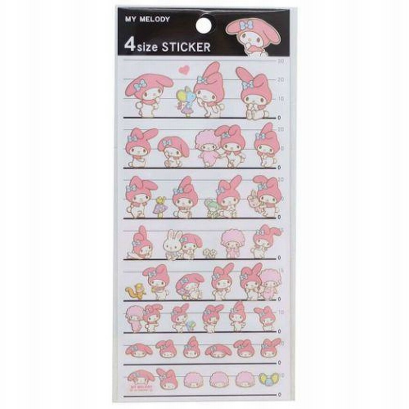 サンリオ マイメロディ シール パック サンリオ マイメロディ ステッカーパック（3枚セット