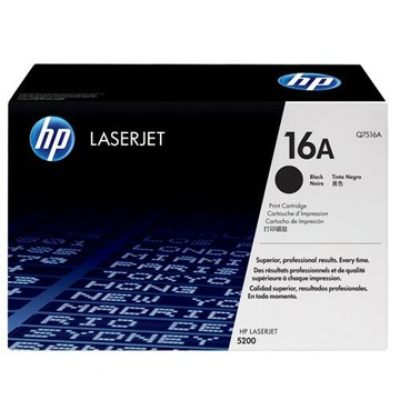HP 16A 原廠黑色碳粉匣 Q7516A 適用 LJ-5200系列機型
