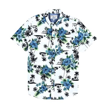 Men's Palm Beach Shirt 沙灘圖案襯衫 - 白色